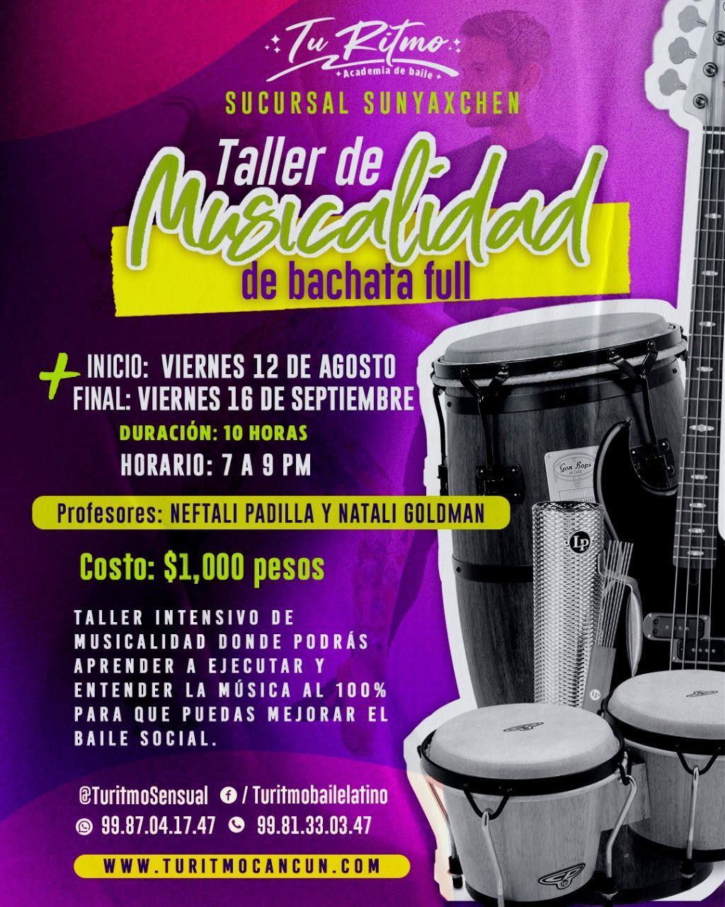 Taller de Musicalidad BACHATA FULL