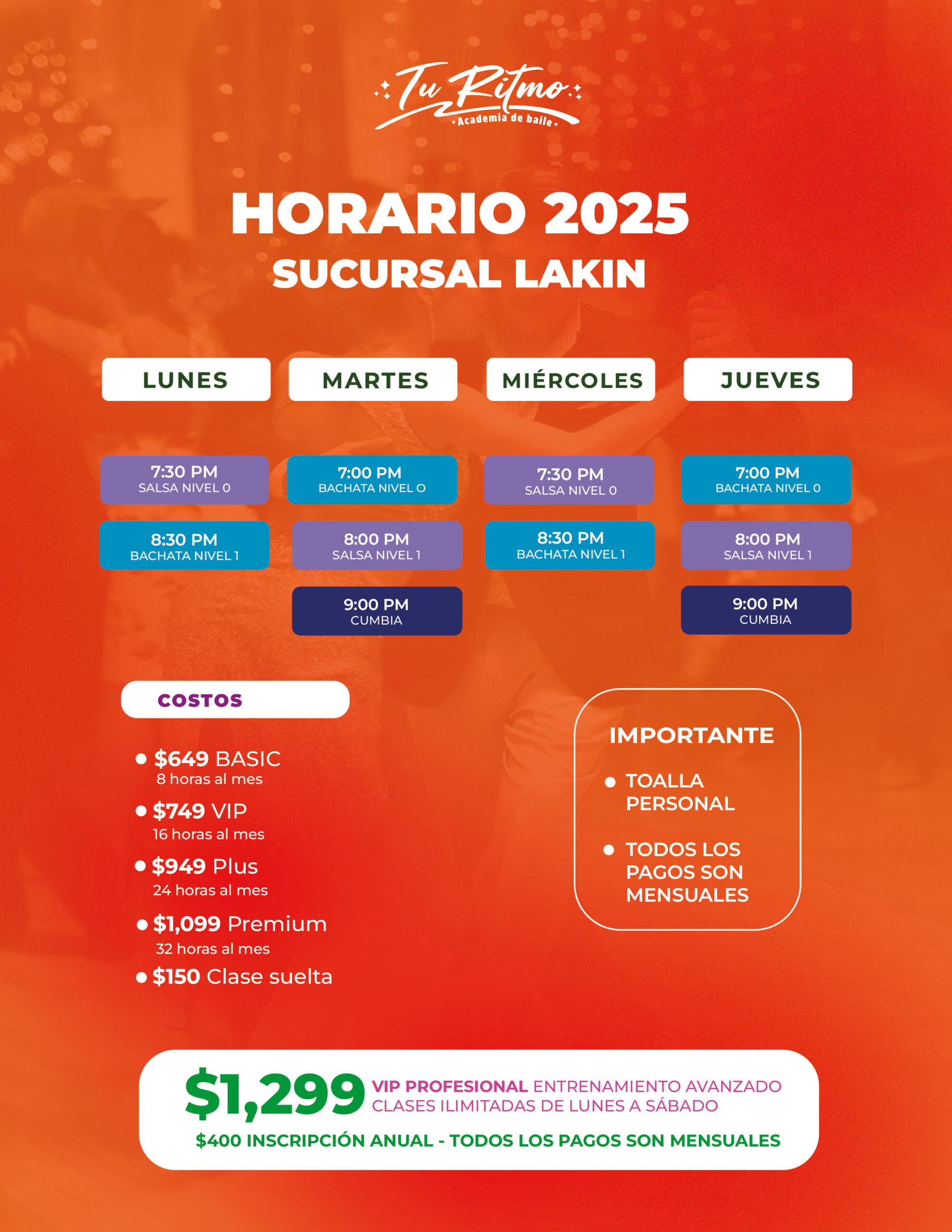 Horario Lak'in