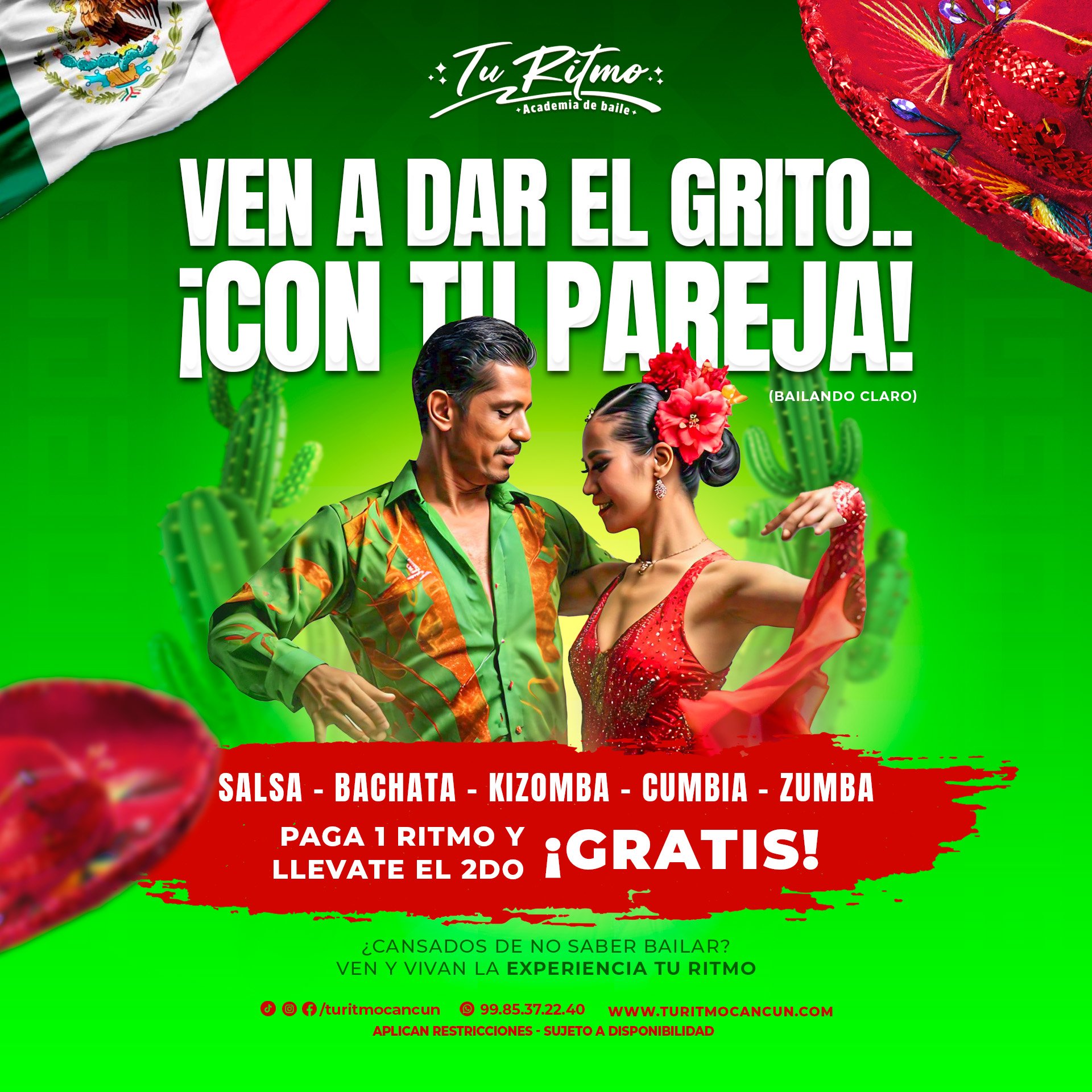 ¡Paga un ritmo y llévate el segundo GRATIS!