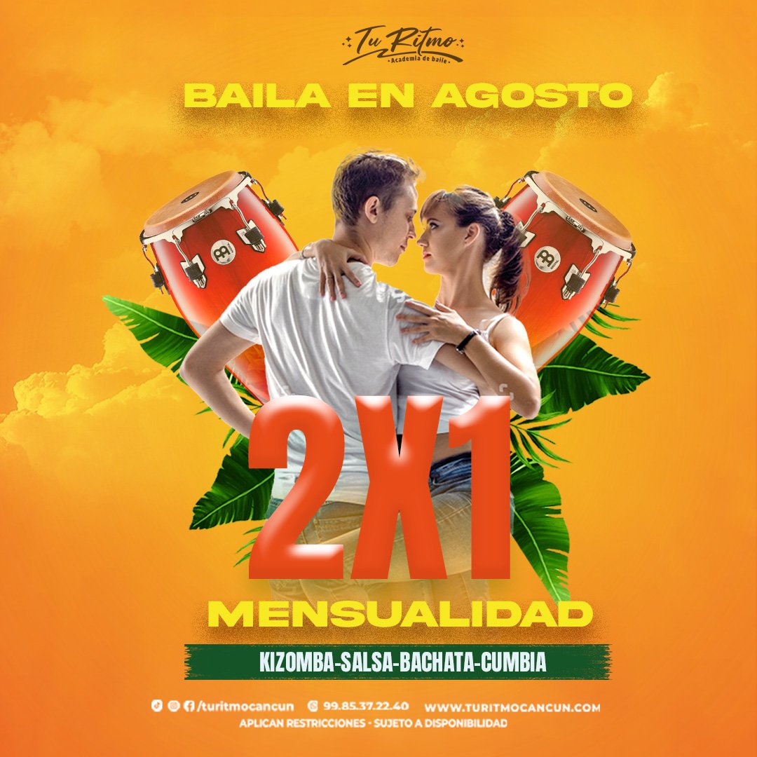 Agosto con Ritmo: ¡2×1 en tu Mensualidad!